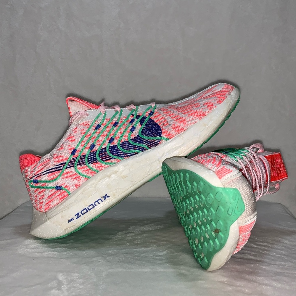 Nike Pegasus Turbo Next Nature White/Hot Punch/Electric Algae women’s size 9